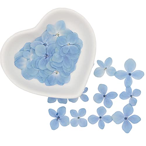 60 Stück Hortensien getrocknete Blumen, echte natürliche gepresste Blumen, Kunstharz, getrocknete Blumen für Harz, DIY, Handwerk, Handyhüllen, dünne Schnittbilder, Duftkerzen, handgefertigte Seife,