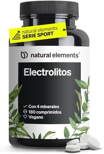 Electrolitos sin azúcar - 180 Tabletas de sales minerales para de...