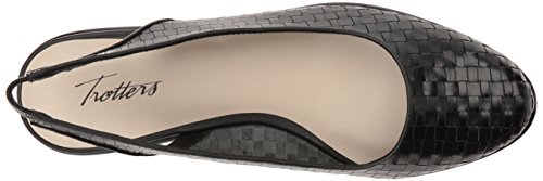 Trotters Womens Lucy Flat, Black, 7 Wide Us #TOP4