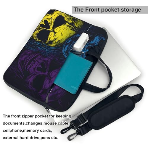 Bolso para portátil unisex con asa y correa resistente al agua miniatura 6