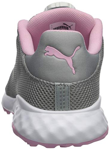 Puma Golf Unisex-Kid's Grip Fusion Sport Disc Golf Shoe, Limestone-Lilac Sachet, 6 M Us Big Kid #TOP2