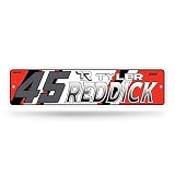 Rico Industries NASCAR Racing Tyler Reddick Metal Street Sign 4" x 15" Home Décor - Bedroom - Office - Man Cave