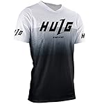 Camiseta De Manga Corta MTB para Hombre,Ropa De Ci...: [MATERIAL DE ALTA CALIDAD]--La camiseta está hecha de fibra de poliéster 100% con textura suave y alta elasticidad. El material de diseño de malla de fútbol proporciona características muy transpirables para mantenerte fresco mientras conduces. [ABSO...