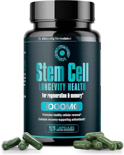 Stem Cell Supplements 1000mg 120 Caps Boost Immunity Reduce Joint Soreness Su...