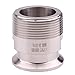 DERNORD 1.5''Tri clamp Adapter to 1.5 inch MNPT Thread Ferrule Sanitary Pipe Fitting