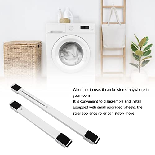 Suporte de Eletrodomésticos Extensível, Rolo de Eletrodomésticos de Náilon 70 Cm Máximo 300 Kg Capac