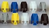RJCLIP - Broken RJ45 Connector Solution (10 pcs: Assorted Colours of Black/Silver/Blue/Yellow/Clear)