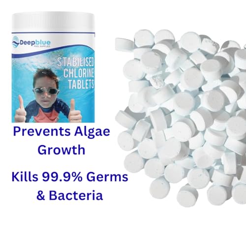 Deep Blue Chlorine Tablets 5kg – Mini 20g Stabilised Slow Release Pool & Spa Tablets, Long Lasting Hot Tub & Swimming Pool Chemicals for Clean & Safe Water - Image 6