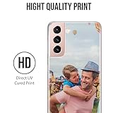 EMIT PRINT Personalised Custom Case for Samsung Galaxy S24 5G Flexible and Durable TPU Cover | Design Your Idea with Picture Photo Logo Text Name - One Image Layout - Image 3