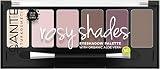 SANTE Naturkosmetik Eyeshadow Palette Rosy Shades, Lidschattenpalette, Sechs aufeinander abgestimmte Rosé-Nuancen, Hochpigmentierte Textur, 6 g