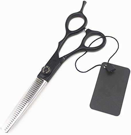 ヘアクリッパー 理髪師用ハサミ ヘアカット用ハサミ 6インチ 440c ブラック ヘアサロン用ハサミ カット 理髪師用ハサミ 間引き