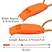 GOGO Custom 25 PCS Emergency Whistles with Reflective Lanyard, Safety Whistle for Outdoor Sailing, Hiking, Boating