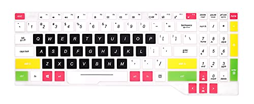 Protector de teclado de silicona para laptop ASUS TUF FX505 miniatura 1