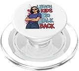 I Teach Kids to Talk Back Snarky Speech Therapist PopSockets PopGrip for MagSafe
