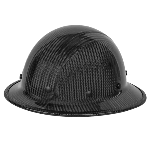 GREEN DEVIL Carbon Fiber Full Brim Hard Hat OSHA &
