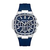 Cerruti 1881   Chronographe Cerruti Casale   Quartz Mouvement de Montre   Largeur du boîtier: 44 mm   Acier Inoxydable   Blue   3 ATM