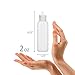 MoYo Natural Labs 2 oz Squirt Bottles, Squeezable Empty Travel Containers, BPA Free HDPE Plastic for Essential Oils and Liquids, Toiletry/Cosmetic Bottles (4 Pack, Translucent White)