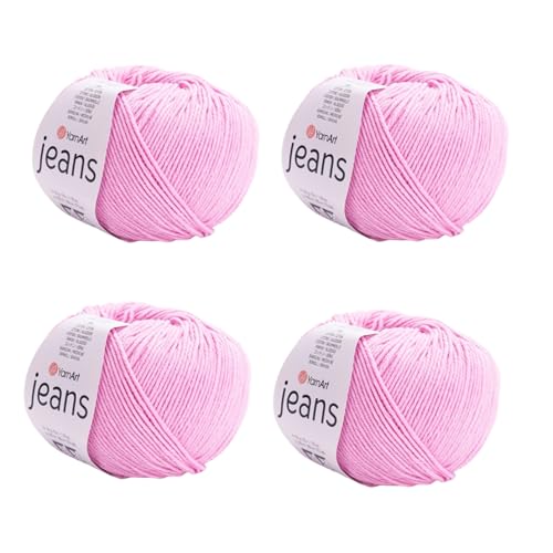 Image of YarnArt Cotton Blend Amigurumi Yarn - Cotton Acrylic Blend Yarn for Knitting & Crochet, Soft & Durable Yarn for Amigurumi, Baby Items and Garments