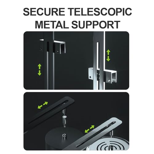 Support de fixation réglable en aluminium pour aquarium domestique - 4
