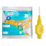 Brossettes Interdentaires, Originales, Jaune 0.7mm/ISO 4, 20 pcs, élimine la plaque dentaire, nettoyage efficace entre les dents, pour espaces intermédiaires