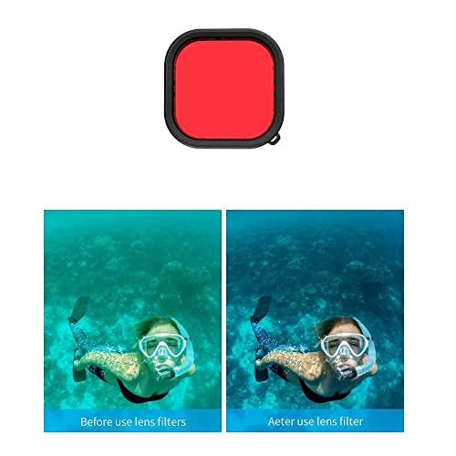 Kit Mergulho GoPro Hero 13/12 / 11/10 / 9 Black - Caixa Estanque + Filtros - Telesin