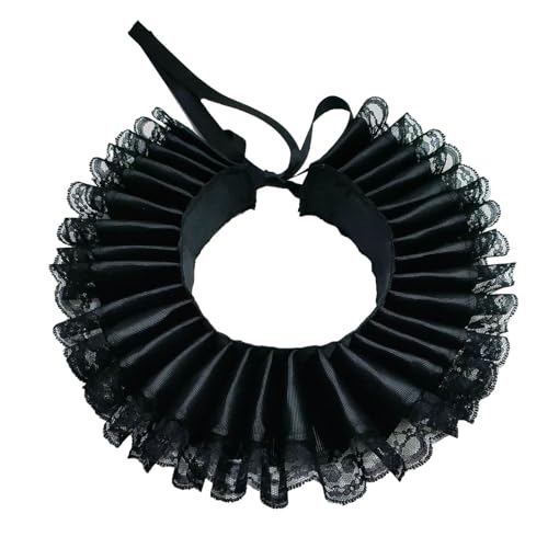 Collier de clown à col élisabéthain ajustable pour un costume sans irritation