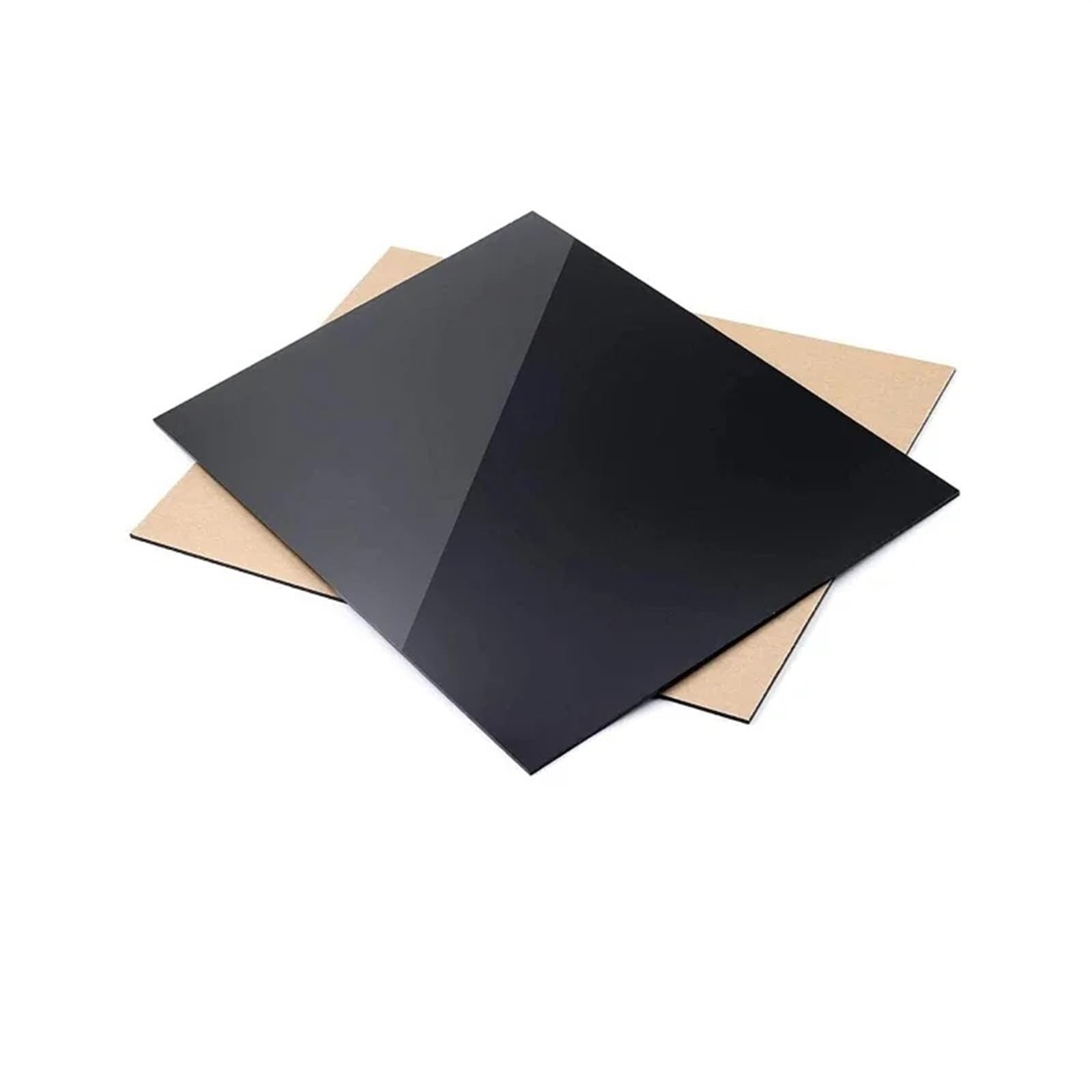 Amazon.co.jp: 有機ガラスアクリルボード、6x6インチの明るい黒の