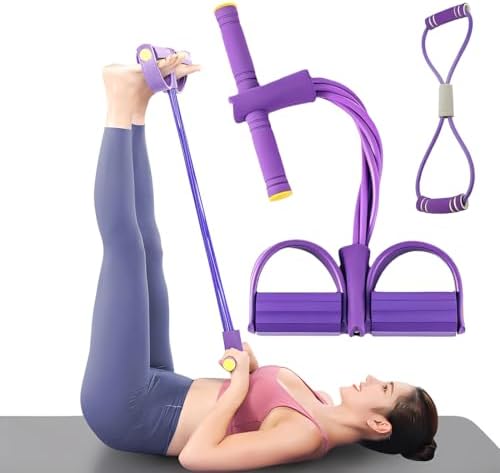 2 Pcs cinta elastica ejercicios, goma elastica ejercicio, Cuerda ...