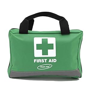 Voom Direct 90 Piece Compact Premium First Aid Kit with Reflective Bag Includes Eyewash Ice Packs & Emergency Blanket Ideal for Home Office Outdoor Sports Hiking Car Boat Caravan Workplace & Travel