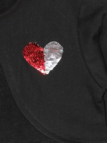Image of KiddoPanti Girls Fleece Crop Length Shrug | Cotton Poly Fleece Fabric |Sequin Patch on Chest | Front Open Pearl Button Closure | Crop Length, Full Sleeve | Lightweigth & Breathable Girls Shrug