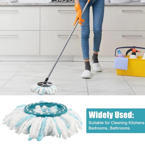 Miniatura 4 de Csuntikulo 4 Piezas Cabezal De Mopa De Recambio Compatibles Con Leifheit Clean Twist Disc Mop Ergo, Sistema De 2 Fibras Para Leifheit Recambio Para Mopa, Per Todo Tipo De Suelos