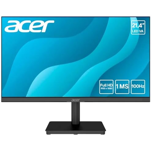 Monitor Acer 21,4" Mk221q Bi Led/Va Full Hd 100 Hz 1ms Hdmi Vga Vesa