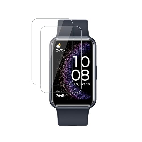 【2枚セット】 For HUAWEI WATCH FIT Special Edition 1.64型 フィルム 保護フィルム 【Kibnco】TPU製 貼り直し可 貼付簡単 スムースタッチ 気泡なし キズ修復 高透過率 曲面を全面カバー WATCH FIT