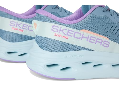 Skechers Donna Slip-Ins: Max Cushioning Glide-Step Sneaker In Ardesia, Taglia 37.5, Vegan, Lavabile In Lavatrice - 7