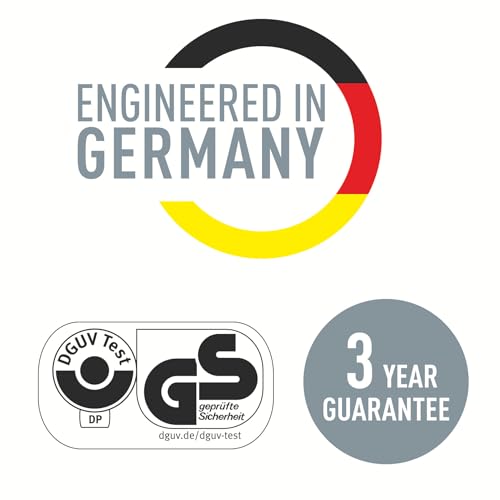 Leitz NeXXt Kleiner Bürotacker, Für 25 Blatt, mit Oberlademechnanik und Nachfüllanzeige, Inkl. Heftklammern, Rot, 55010025