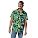 FOCO Seattle Seahawks NFL Mens Hawaiian Button Up Shirt - L