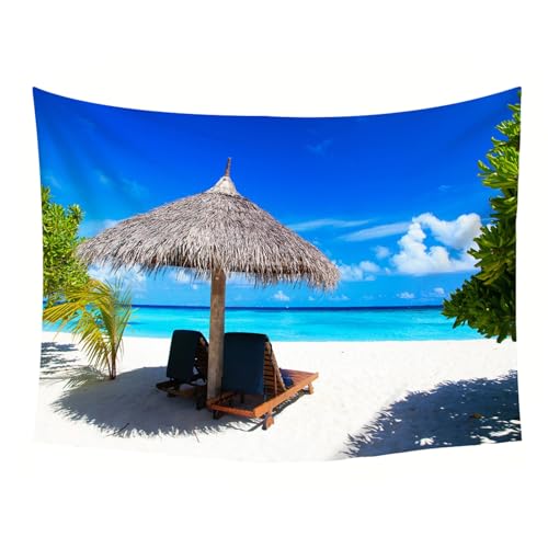 Cortina de pared decorativa de 150x150 cm para un diseño de playa relajante 5