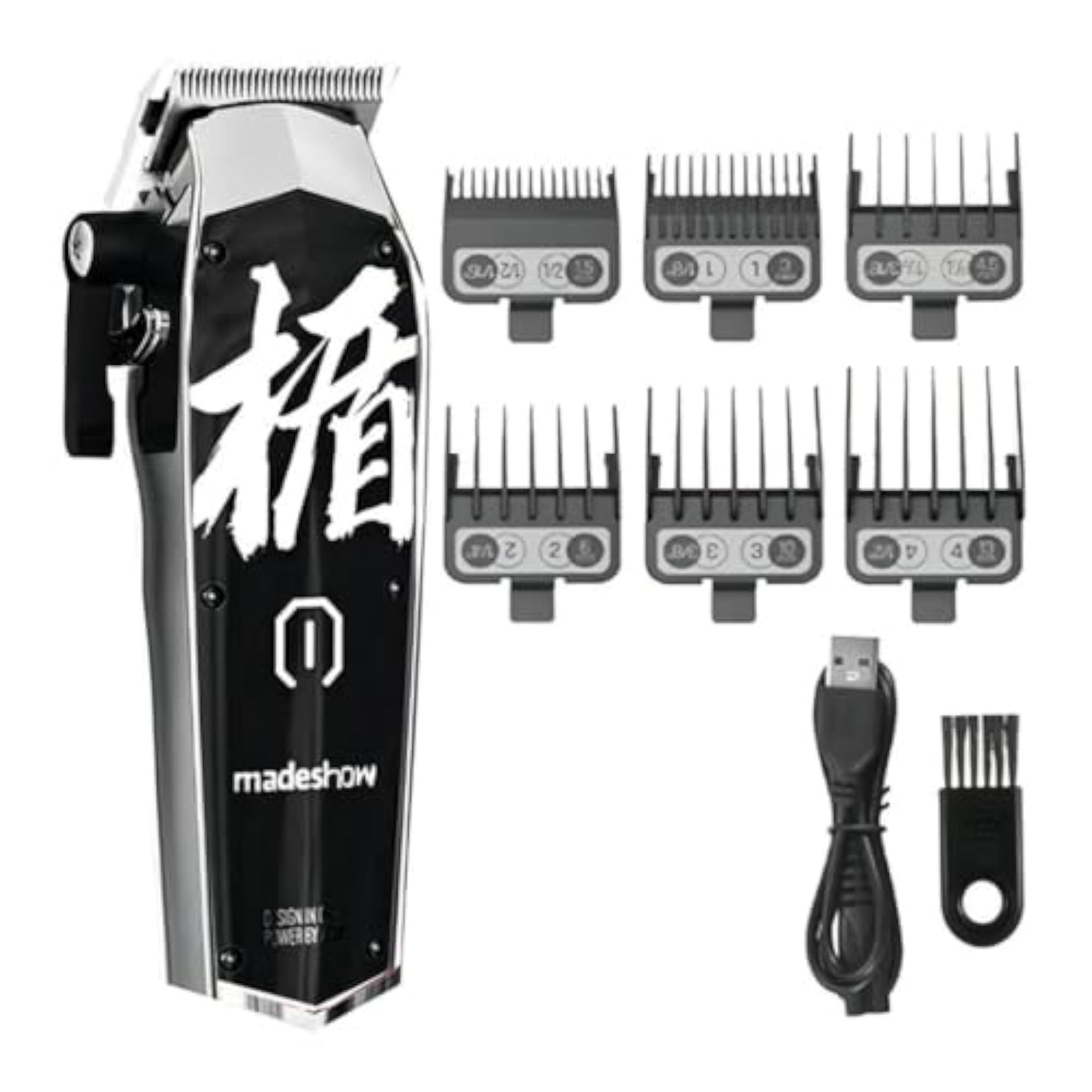 Cordless Barber Clippers Rechargeable Trimmer for Hair Cutting