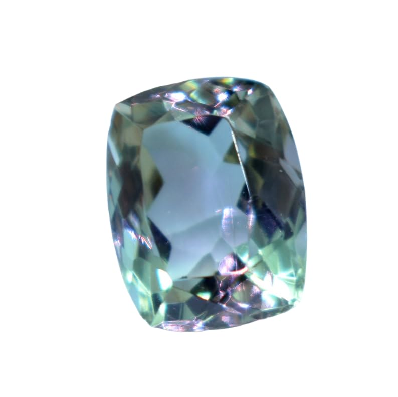 Alexandrite naturelle coussin pour bague et pendentif fait main de prestige