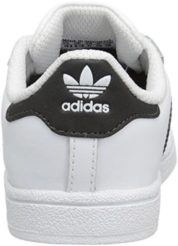 adidas Originals unisex child Superstar Sneaker, White/Core Black/Core White, 7 Big Kid US | Image 2