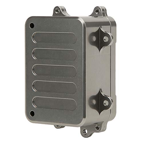 Boîtier ESC durable en métal léger pour récepteur de crawler 1/10