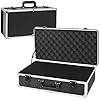 ITHWIU 20 Inch Hard Carrying Case Ideal for Wireless Mic System Storage & Camera Gear Transportation, Aluminum Alloy Sturdy Build, Customizable Pre-Diced Foam, Black #4