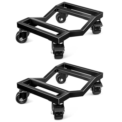KEDSUM 2 Pack Car Dolly, 3000 LBS Car Wheel Dolly, Heavy Duty Vehicle Dolly, Double V-Shaped Design Used for Moving Cars, Sports Car, SUV, Motorcycles