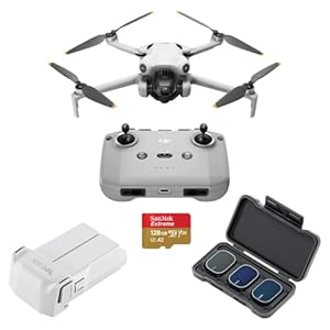 DJI Mini 4 Pro Drone with RC-N2 Controller, 4K/60fps HDR Video; Smart Return to Home, Bundle