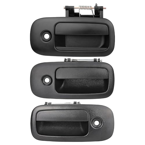 Image of 3Pcs Exterior Door Handles for 1996-2009 Chevy Express,GMC Savana 1500 2500 3500 4500 Van, for Front Left & Right & Rear Right Sliding Side Door, Replaces 83373 10359094 79320 10359093 79321 25866275