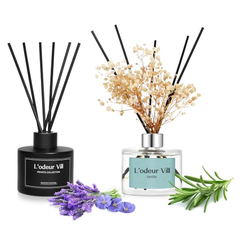 Set Difusor L'odeur Vill 200ml Vainilla y 100ml Lavanda miniatura 1