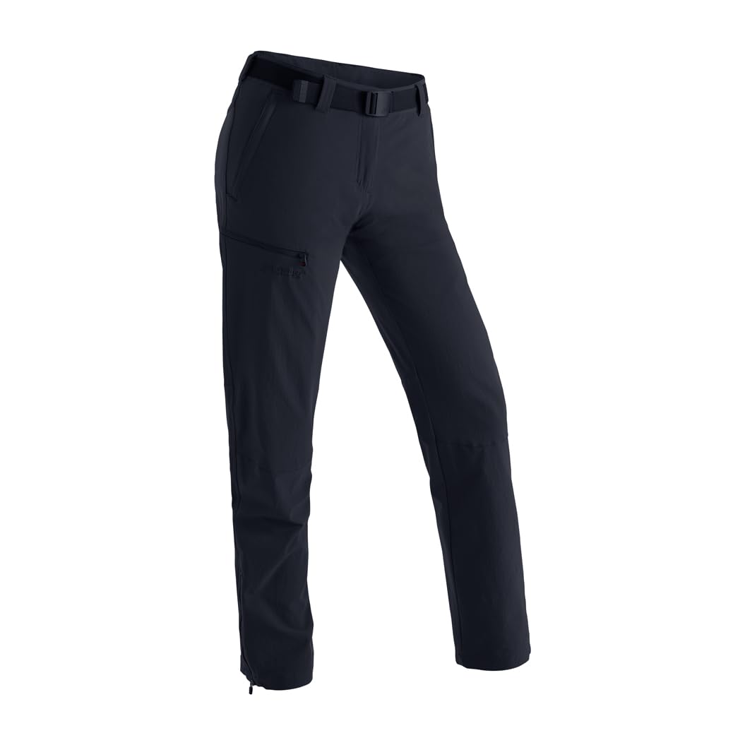 Maier Sports Inara Slim, Damen Wanderhose, Wasserabweisende Outdoorhose für Trekking und Hiking, Enganliegender Schnitt, PFC-frei, mSTRETCH pro 4 & Dryprotec, Grau, 48 (W40/L32)