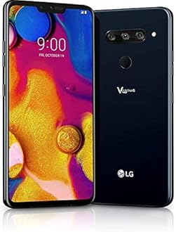 LG V40 ThinQ 64GB Aurora Black - Sprint(Renewed)