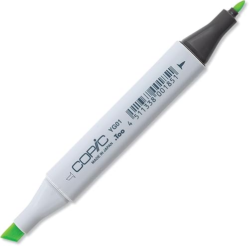 Miniatura 27 de Copic Marcador de alcohol clásico, de doble punta, C8-Copic, gris frío Gris frío 8,Verde marino,Agua menta,Azul bebé,Cereza,Chartreuse,Gris frío