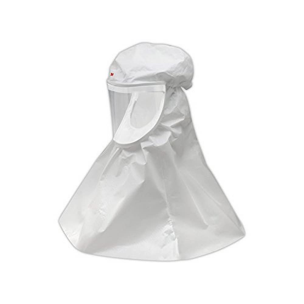 3M 00051131172500 Versaflo S-403L-20 Economy Hood for S-Series and V-Series PAPR and Supplied Air Systems, White (Pack of 20)